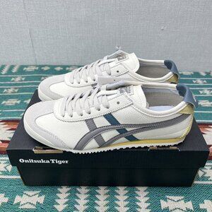 Asics Tiger Mexico 66 White And Gray Sneakers